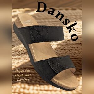 Dansko Black Sandals